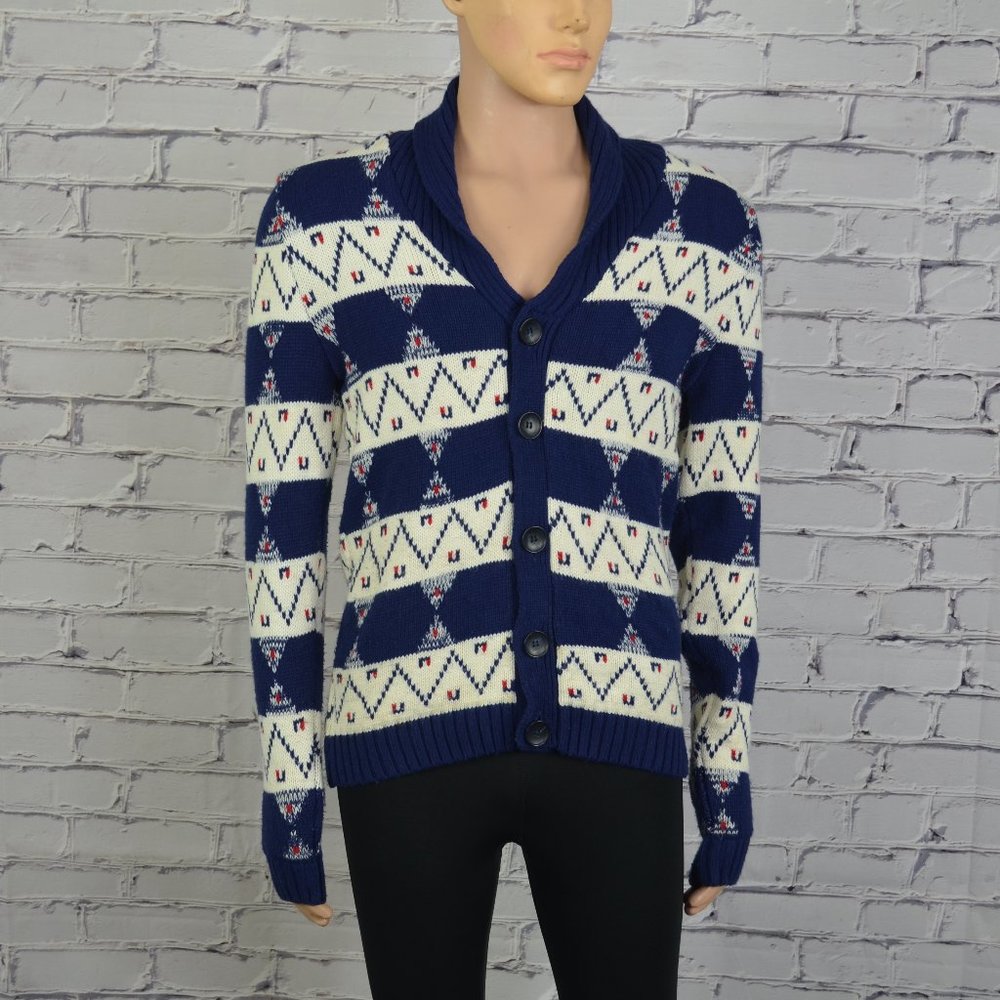 Mens Topman Cardigan Sweater size small